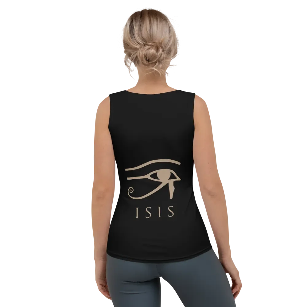 Isis Black All-Over Print Tank Top product image (2)
