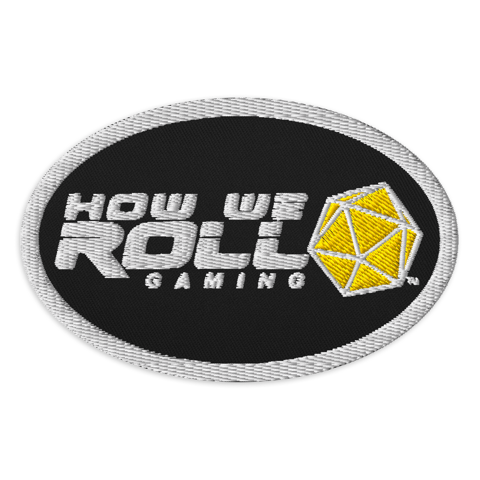 How We Roll Gaming Embroidered Patch product image (1)
