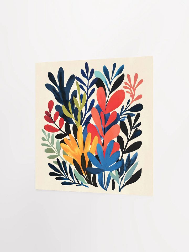Vibrant Botanical Abstraction Poster Art product image (6)