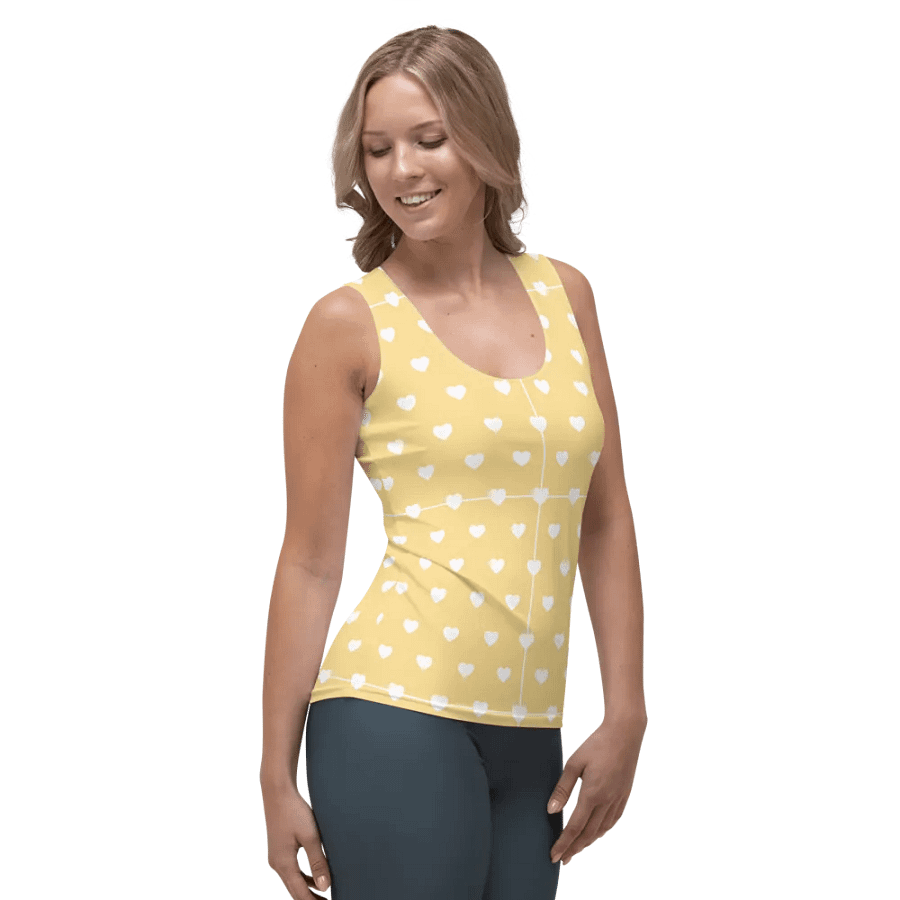 Pastel Heart Seamless Pattern Women's Tank Top - V1 product image (4)