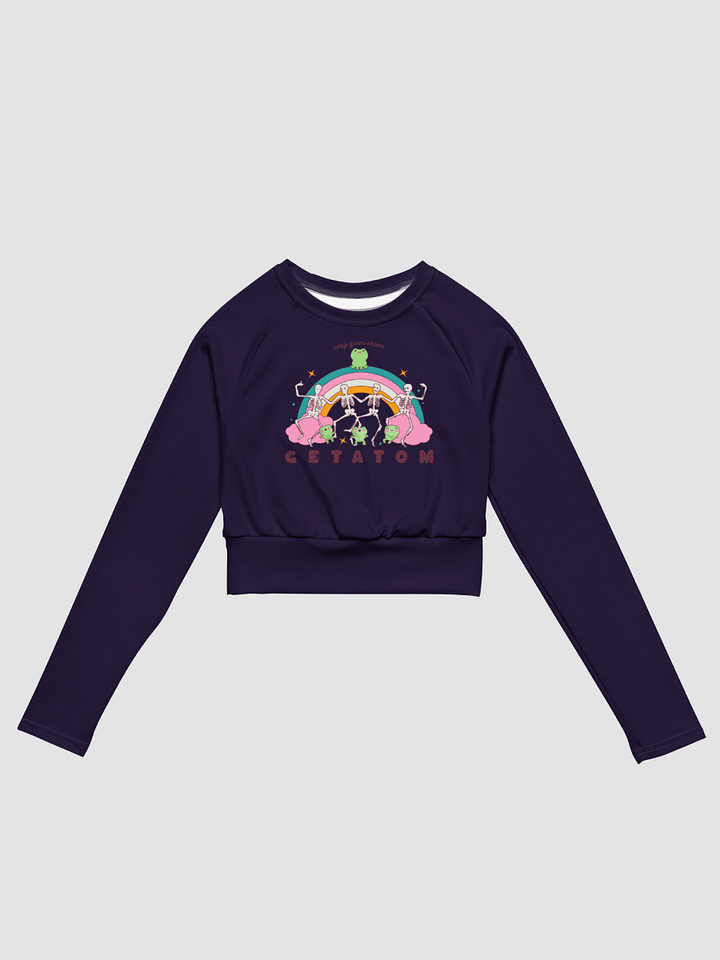 Frog Dance Crop Plum product image (1)