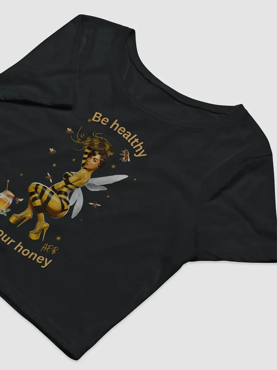 Bee-Healthy Women's Crop Tee product image (4)