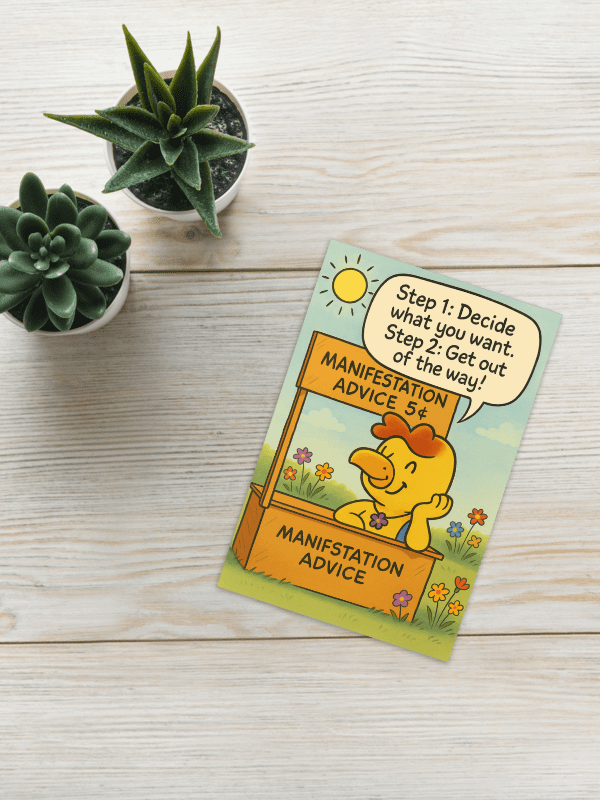 Abrahen Chicks - Manifestation Advice - Card product image (1)