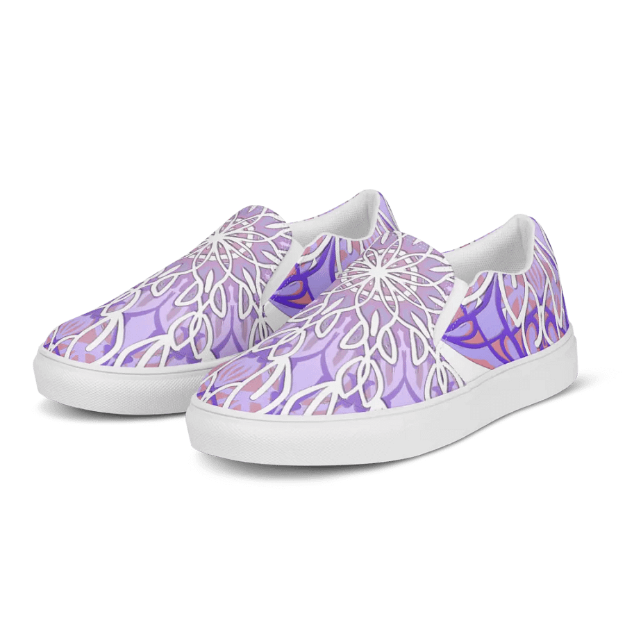 Floral Mandala Bliss Slip-On Shoes product image (12)