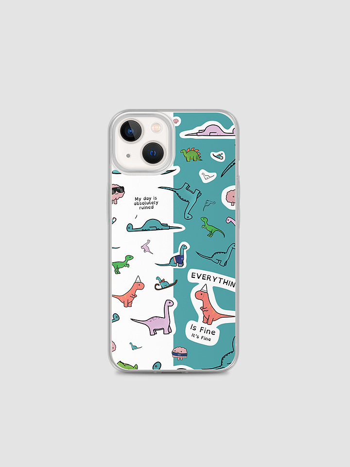 ADHDino characters - Clear iPhone Case product image (1)