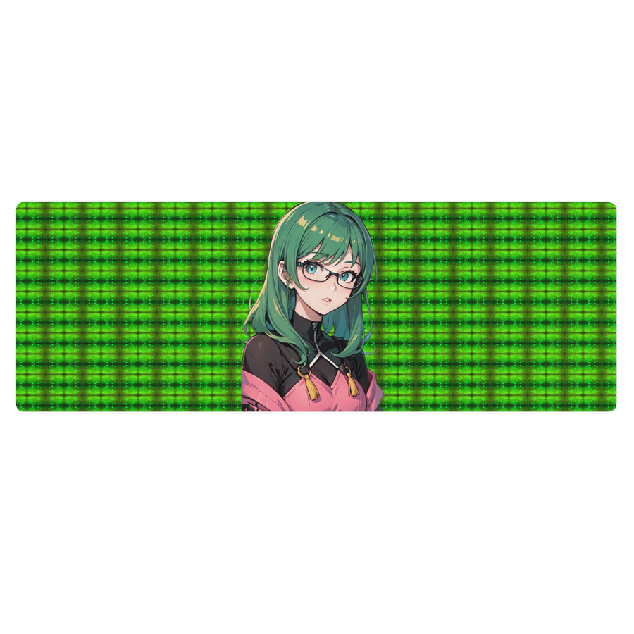 (Green WAIFU) K Yoga Mat product image (1)