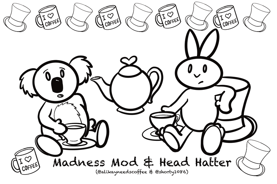 Ali&Shorty Colouring Page product image (1)