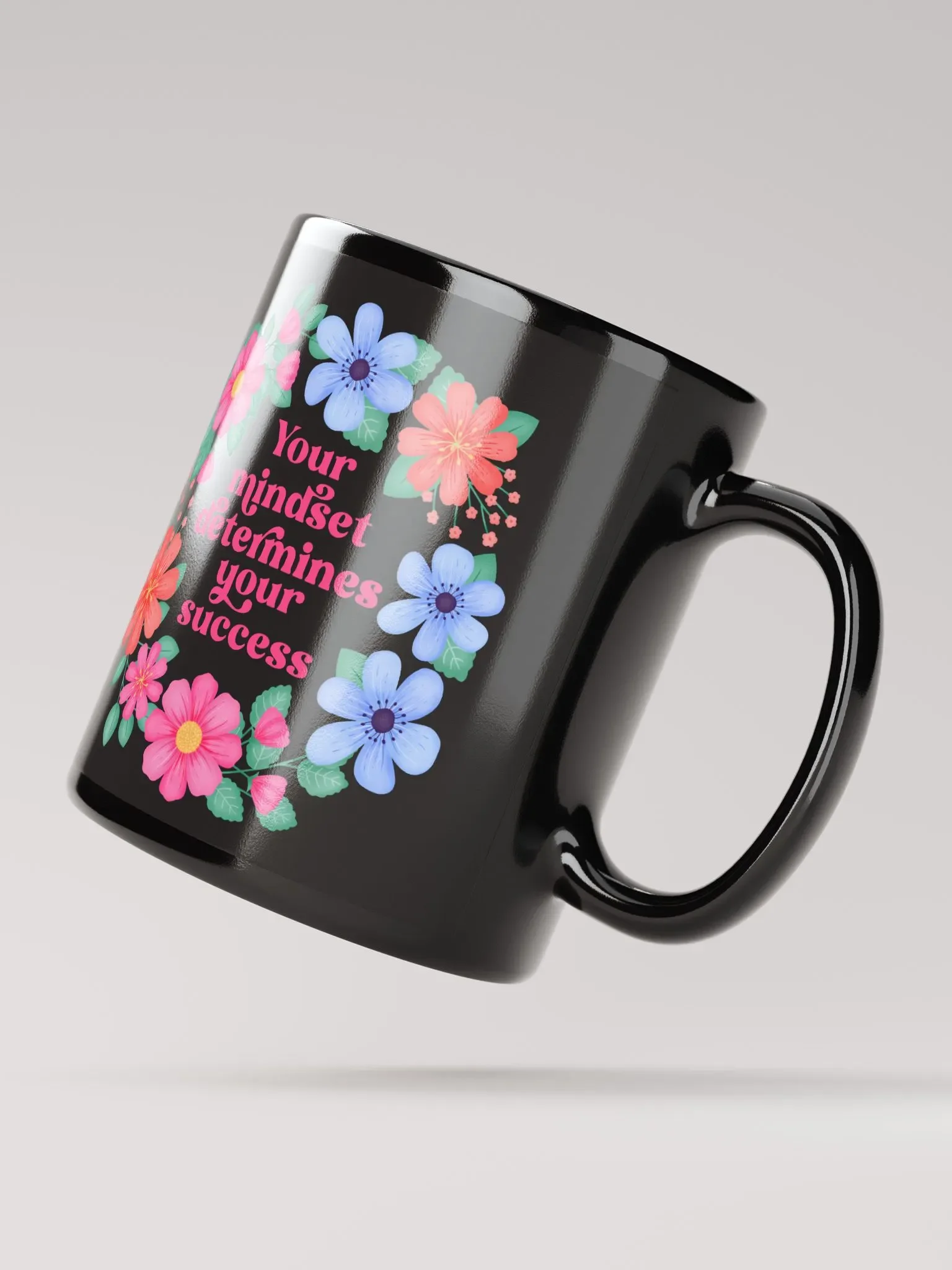 Your mindset determines your success - Black Mug product image (2)