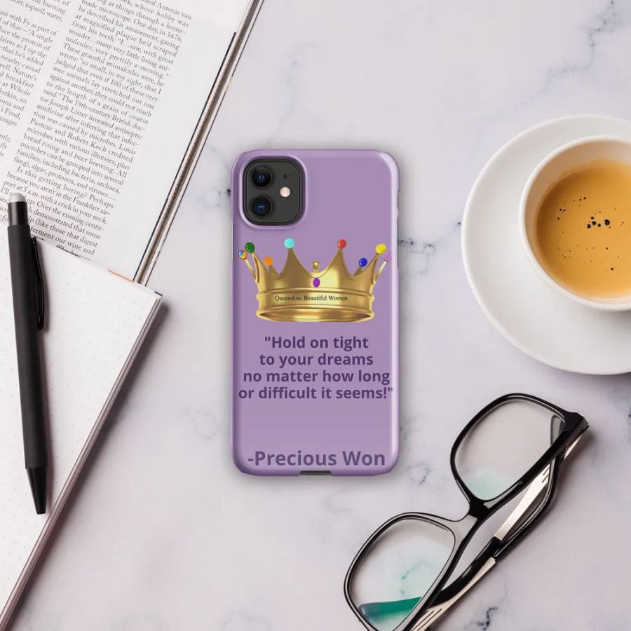 Queendom Beautiful Women iPhone® Snap Case (Lavender/Alexandrite) product image (4)