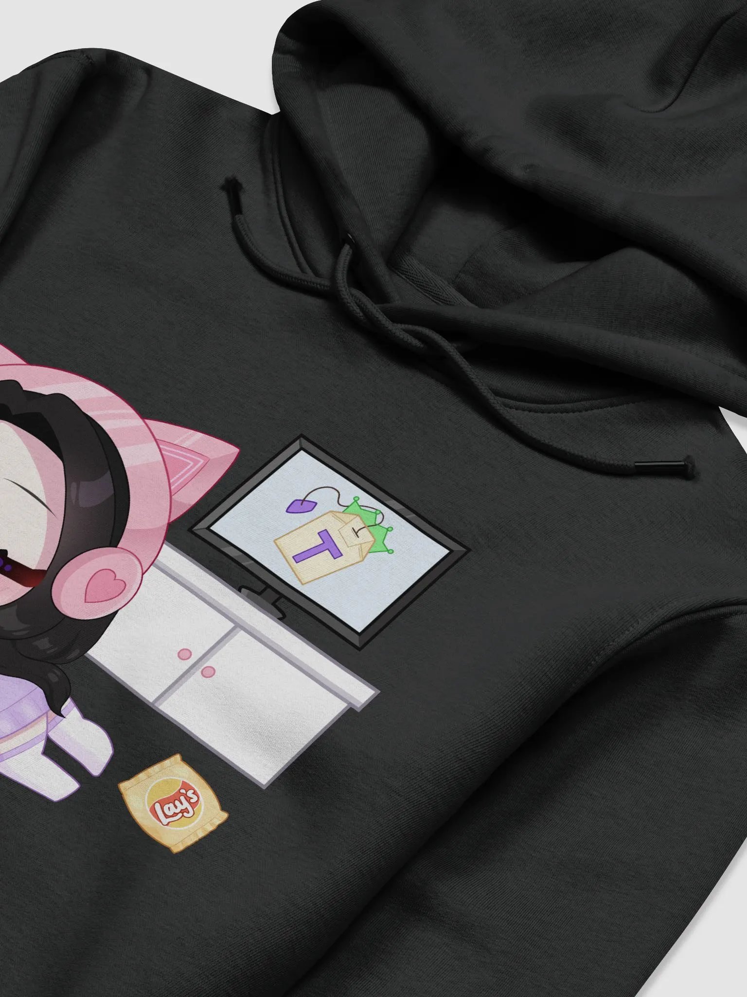 'Lazy Gamer' Chibi Hoodie (Unisex) product image (10)
