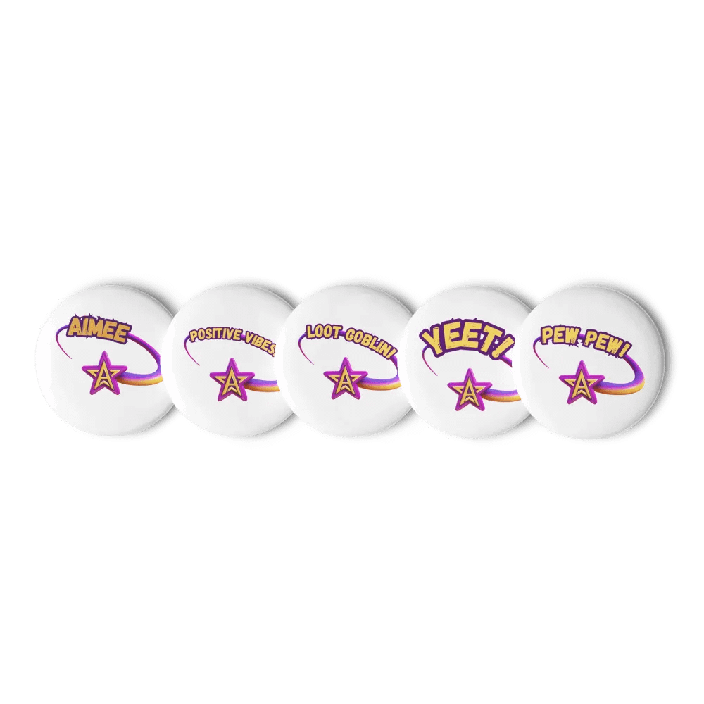 🎯 Aimee Byte Brite Pin Set – Wear the Vibes! 🌟 product image (1)