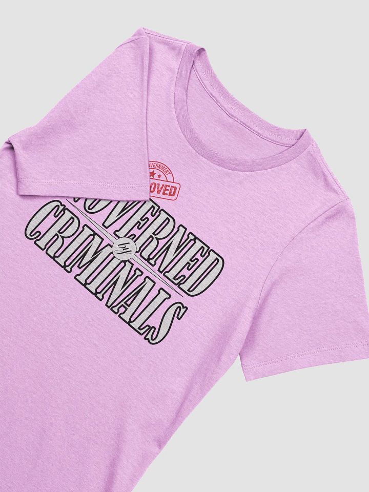 Governed By Criminals - UK Approved - Bella+Canvas Women's Supersoft Relaxed-fit T-Shirt product image (2)