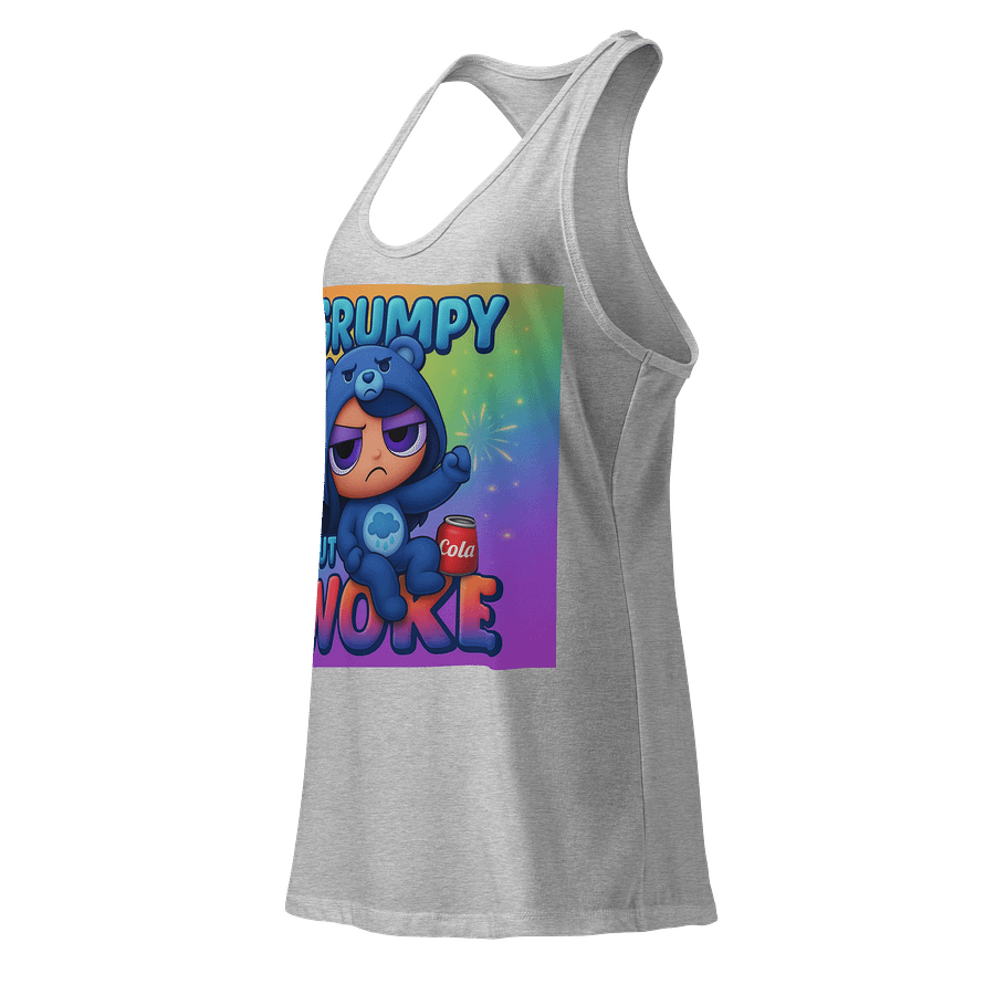 Grumpy But Woke Racerback Tank product image (7)
