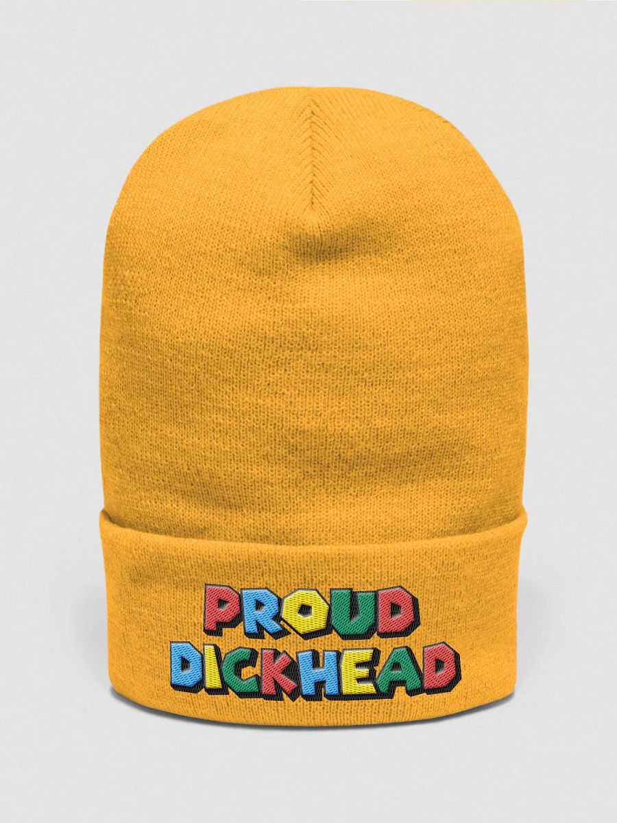 Proud Dickhead Embroidered Beanie product image (2)