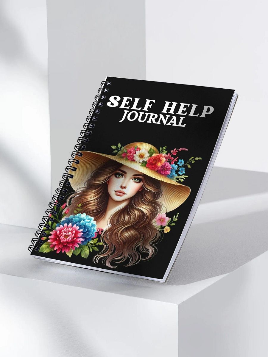 Floral Self-Help Spiral Notebook product image (3)