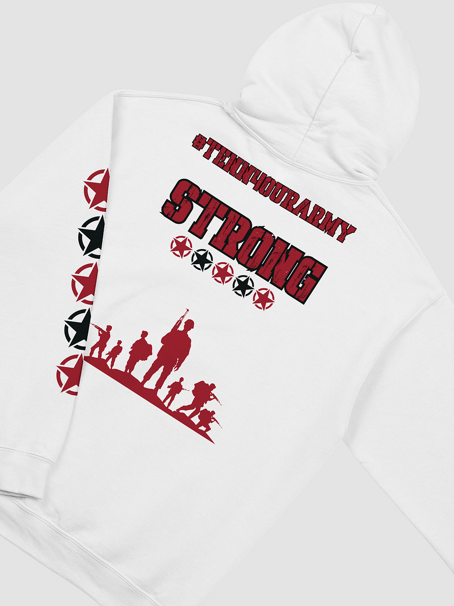 #TeNN4OURARMY Hoodie Red & Black product image (10)