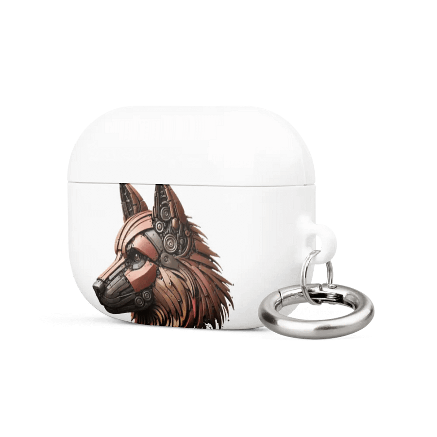 Mechanical Wolf Steampunk AirPods® Case | AI Design product image (9)