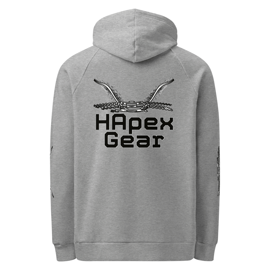 Unisex Hoodie - Black HApex Gear White Logo product image (1)