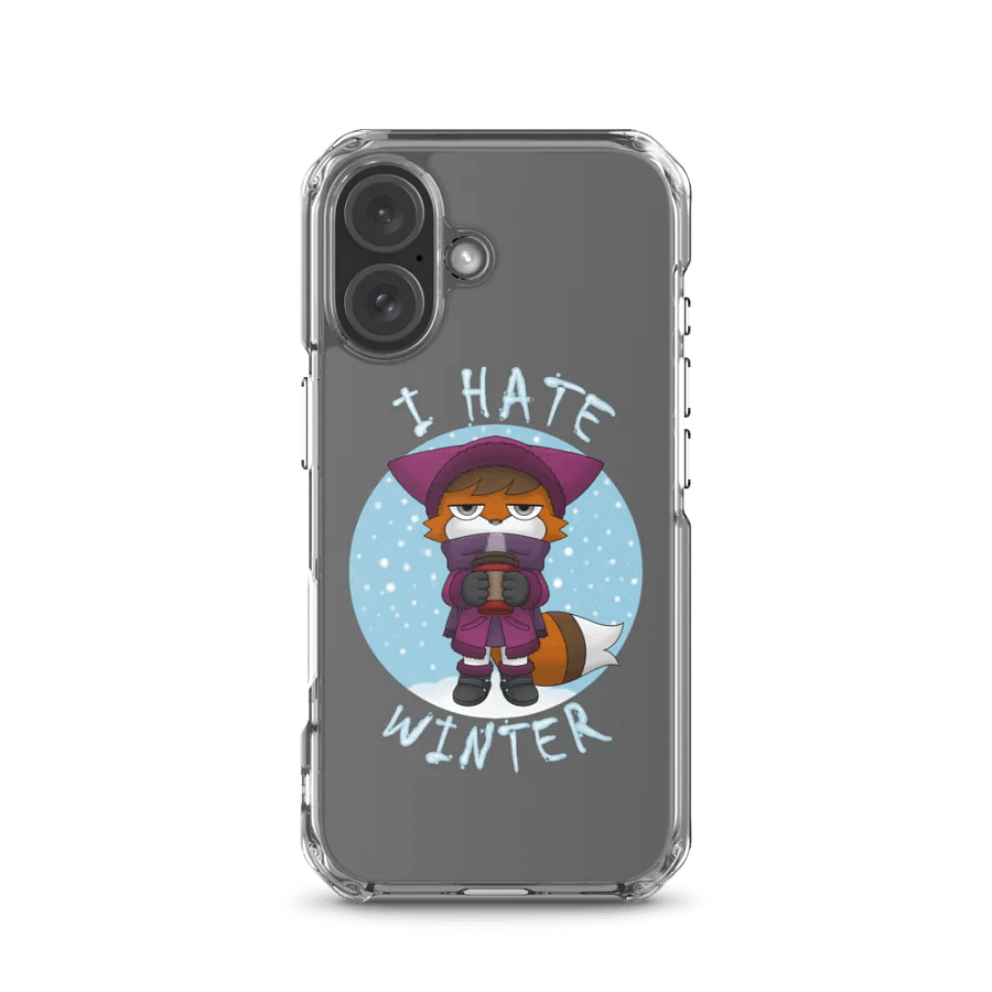 I Hate Winter iPhone Clear Case product image (23)