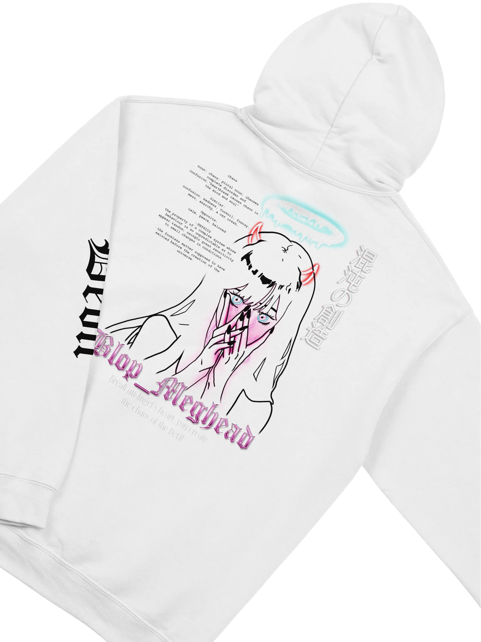 Creation of Chaos Hoodie - Black Print product image (4)