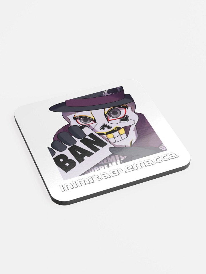 Macca's Ban Emoji on a coaster! product image (2)