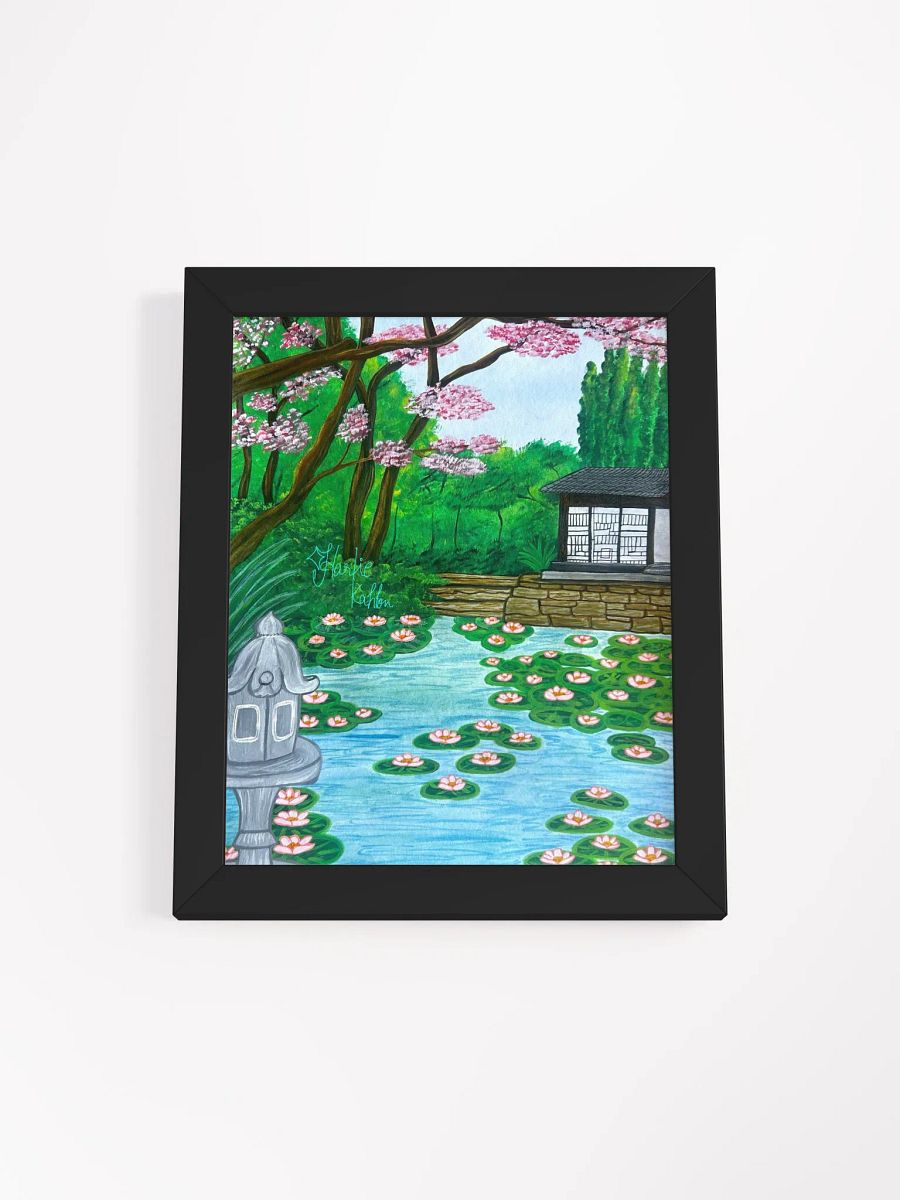 The Lotus Pond Framed Print product image (8)