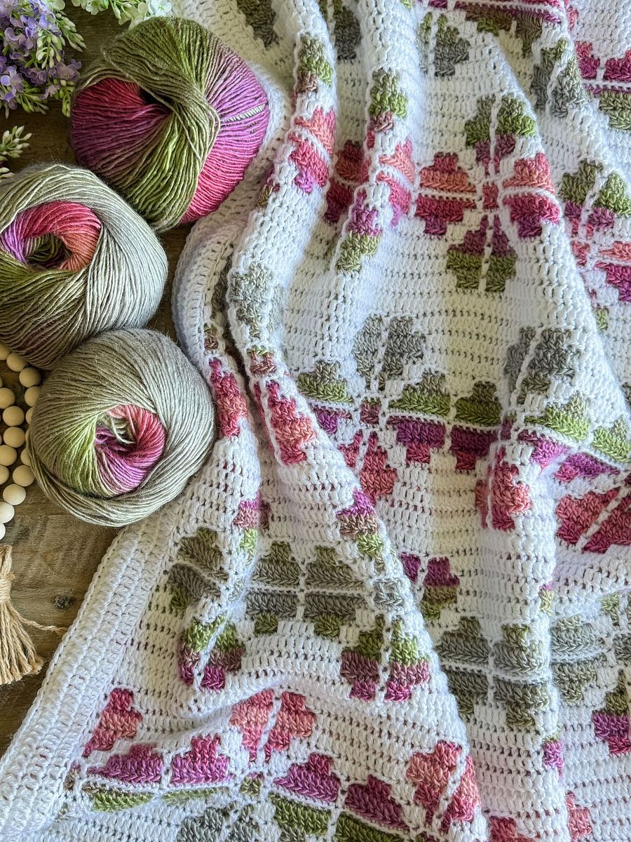 Cosmos Mosaic Blanket Crochet Pattern product image (7)