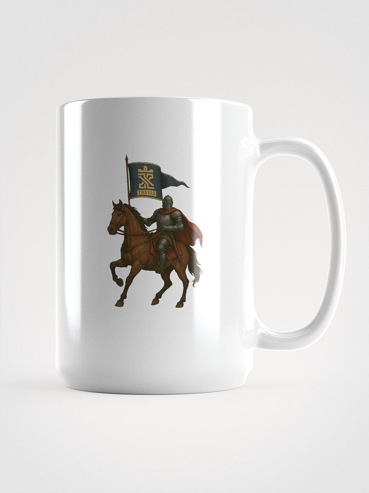 Knight's Valor White Glossy Mug product image (1)