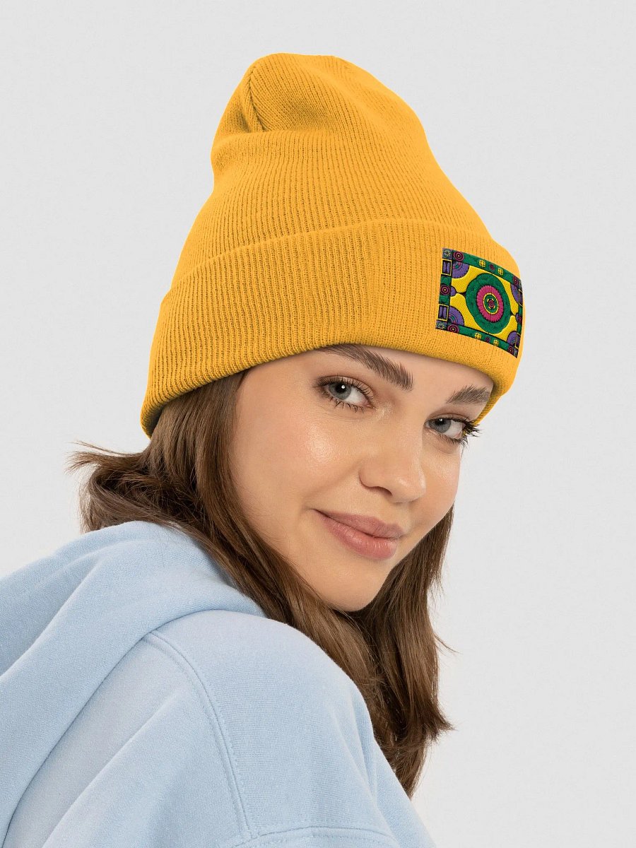 Truck Art Series: Sunburst Beanie - Golden Yellow product image (4)