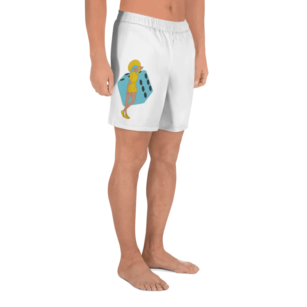 DiceyG-All-Over Print Athletic Long Shorts product image (3)