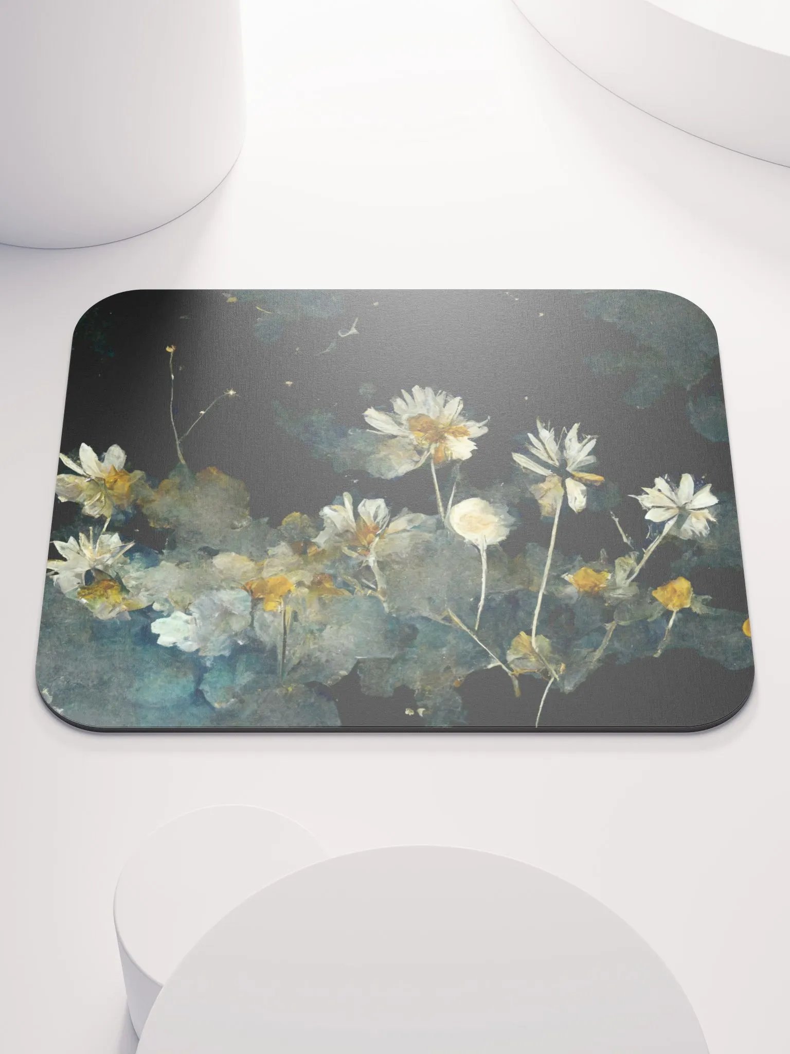 Golden Blooms Mouse Pad product image (1)