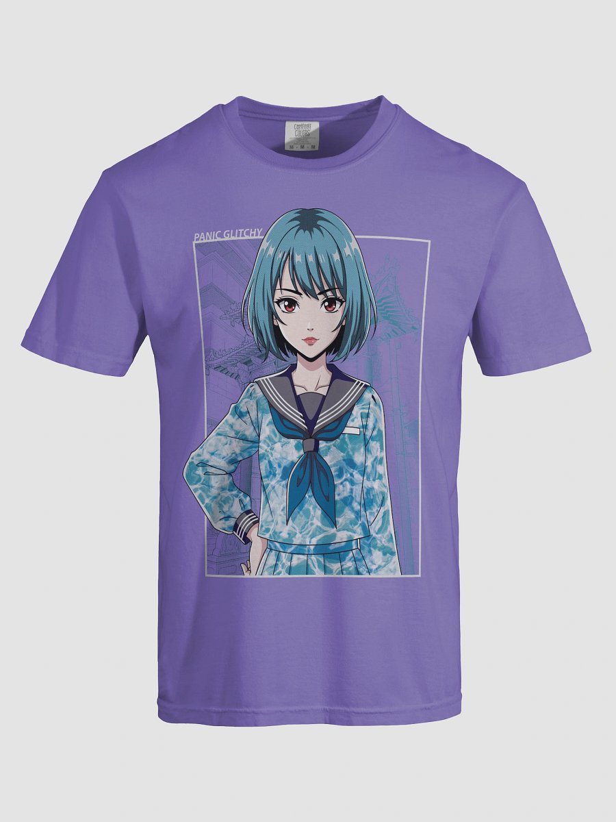 Patterned Seifuku Aqua Tee product image (37)