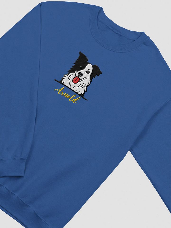 YOUR BORDER COLLIE! / SWEATSHIRT WITH PERSONALIZED NAME / EMBROIDERED product image (1)