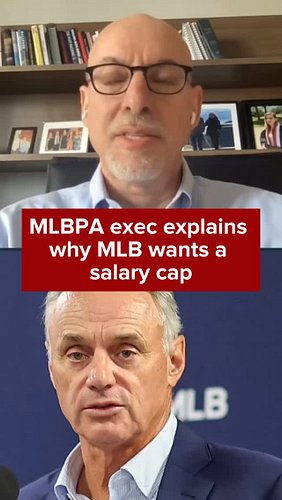 MLB owners want a salary cap just to put more money in their pockets. 😒