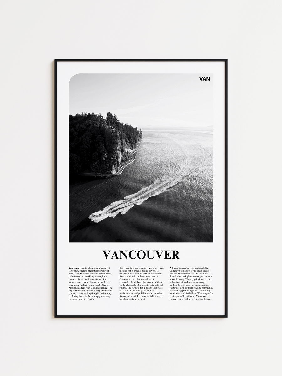 Vancouver 02 Newspaper Poster product image (1)