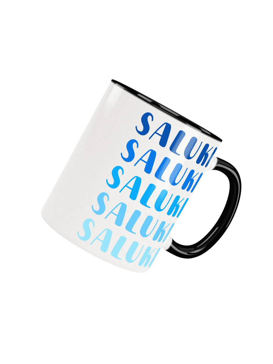 Saluki Blue Trendy Ombre 11oz Mug For Saluki Lovers product image (5)
