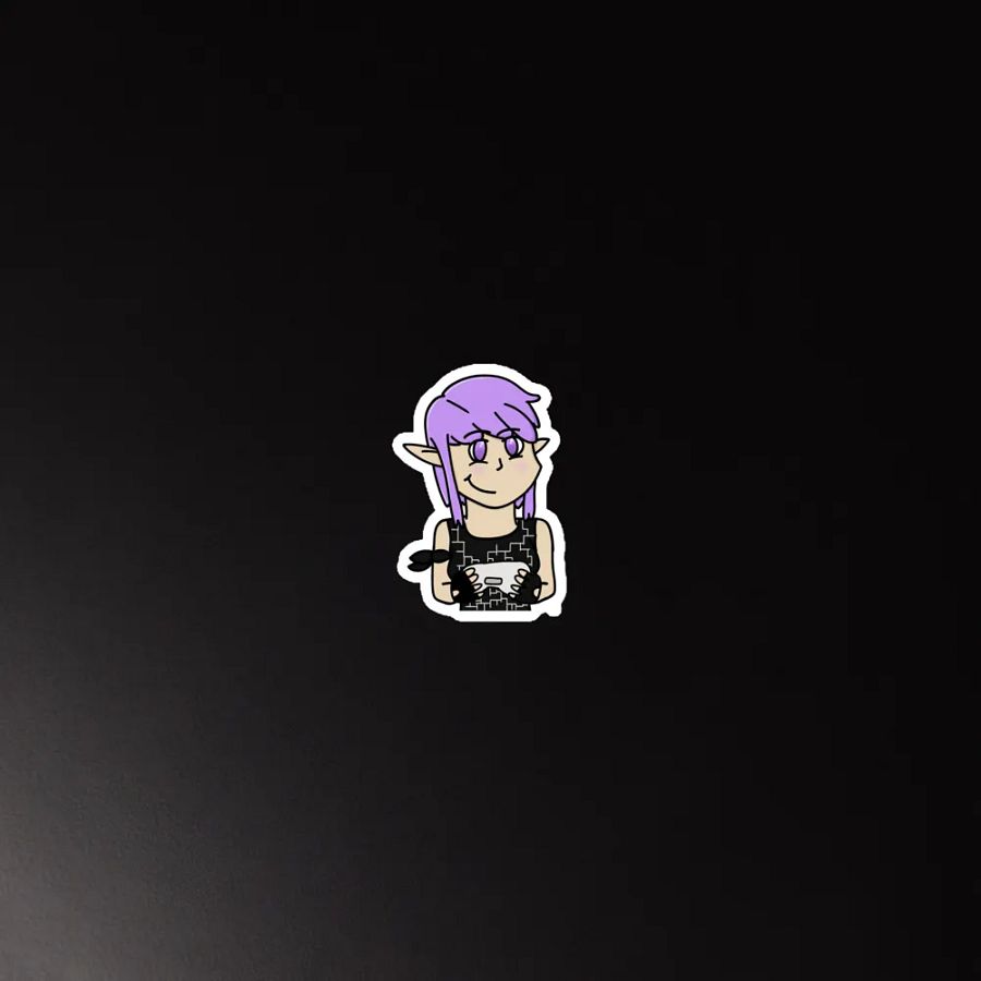 Loki in prompto cosplay sticker product image (3)