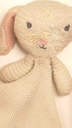 I recently repaired this sweet bunny's face and gave it more life for lots of snuggles to come 💕 
Full video of the repair on...