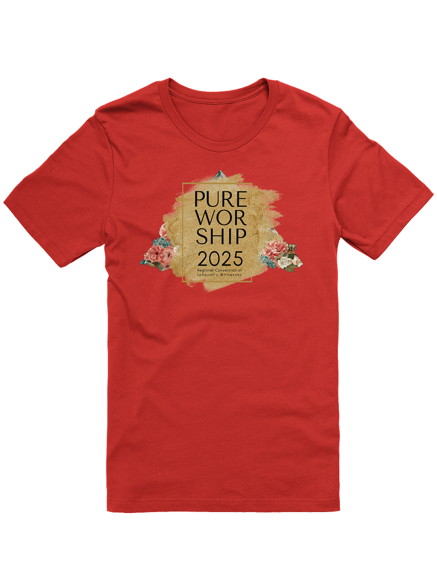 2025 "Pure Worship" Floral Mountain Unisex T-Shirt product image (1)