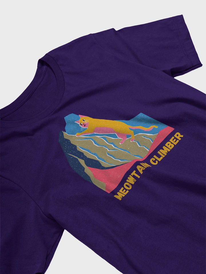 Meowtain Climber - Climbing T-Shirt product image (8)