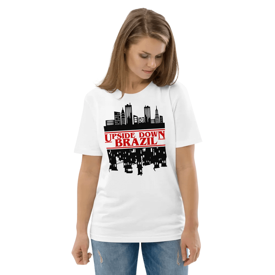 Upside down shirt brazil funny creative a third world country for sale for guys and women product image (6)