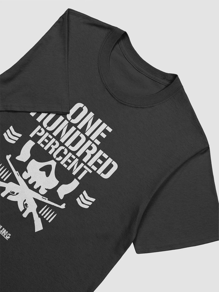 QSHW 100% (ONE HUNDRED PERCENT) (WHITE DESIGN) T-SHIRT product image (3)