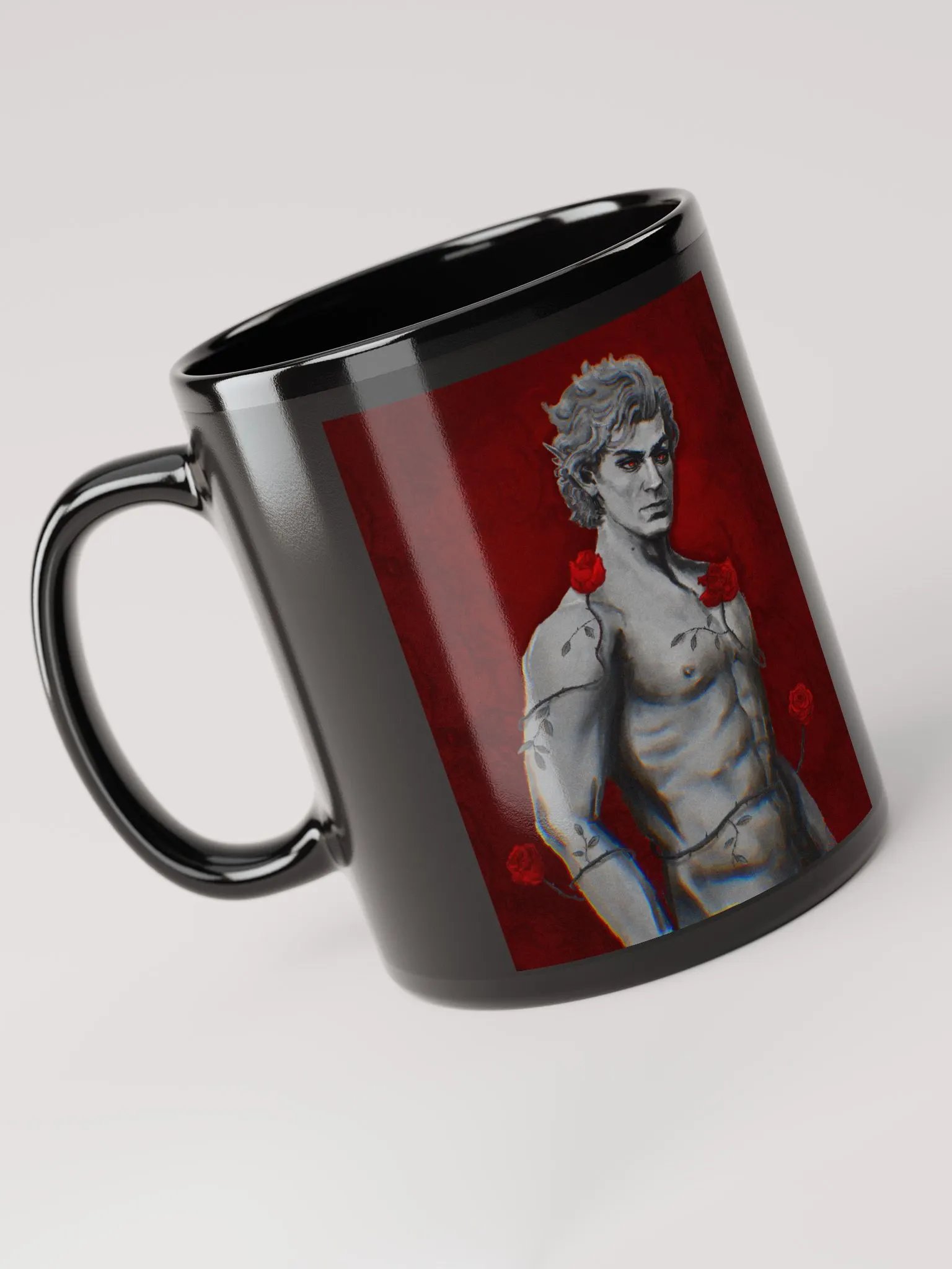 Astarion Roses Black Mug product image (1)