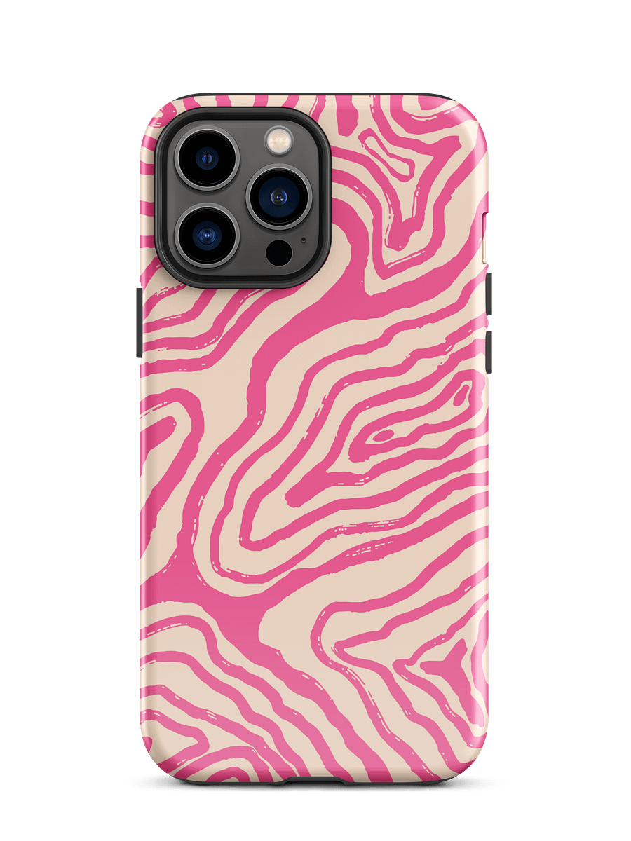 Pink Rivers iPhone Case product image (1)