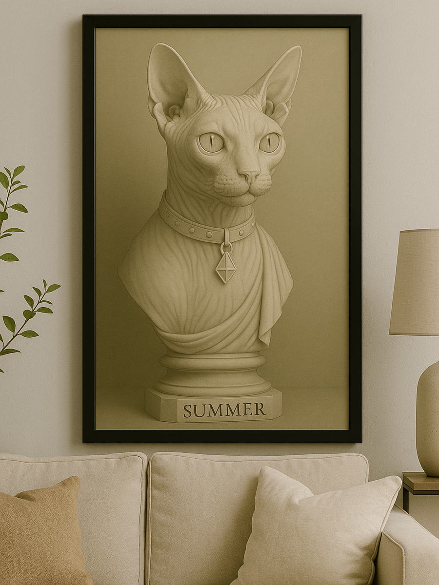 YOUR BEST FRIEND! / FRAMED HIGH-QUALITY MATTE POSTER / PERSONALIZED NAME / DIGITAL ART / ALL SIZES product image (1)