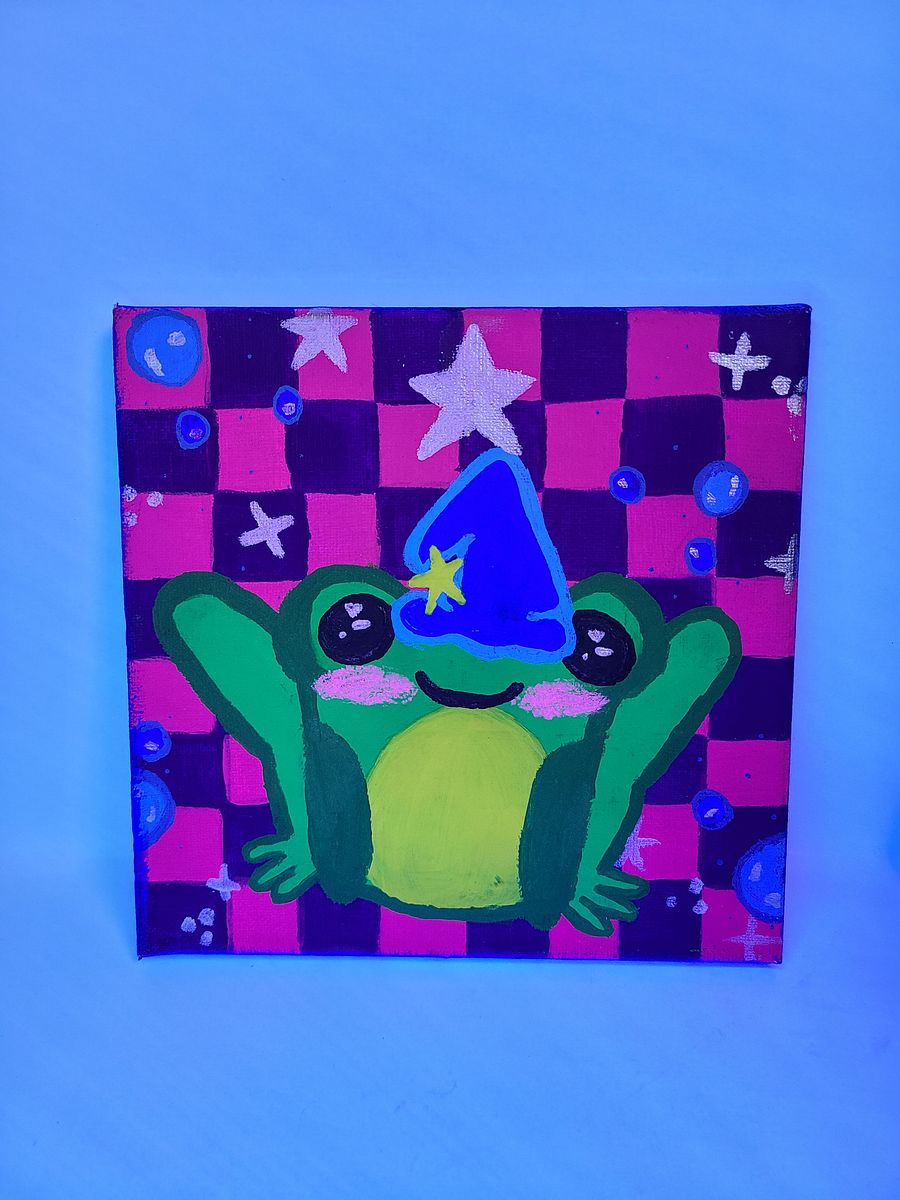 Lorde Frogwittz - 8x8 painting on canvas product image (2)