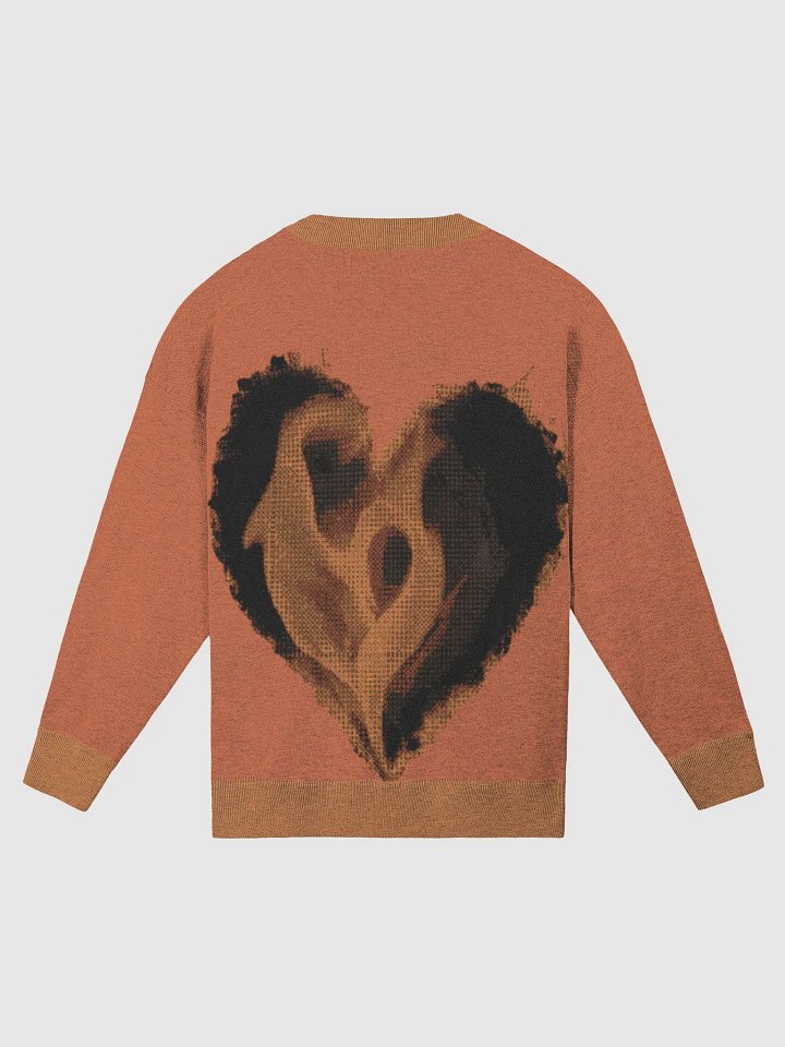 Heart Flame Valentine's Day Sweater for Women product image (2)