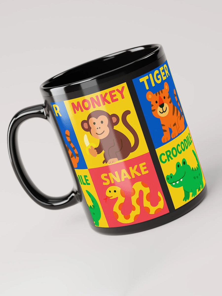 Vibrant Animal Kingdom Glossy Mug product image (3)