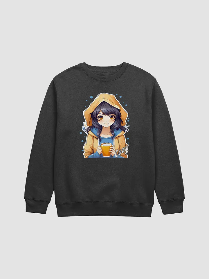 Cozy Kawaii Anime Girl v2- Lane Seven Premium Crewneck Sweatshirt product image (2)