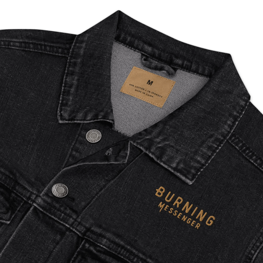 Burning Messengers & Unleash The Groan Jean Jacket product image (5)